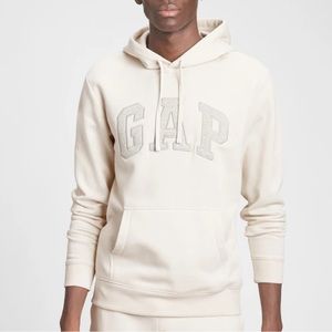 Gap fleece hoodie beige cream ivory color Brand new with tags